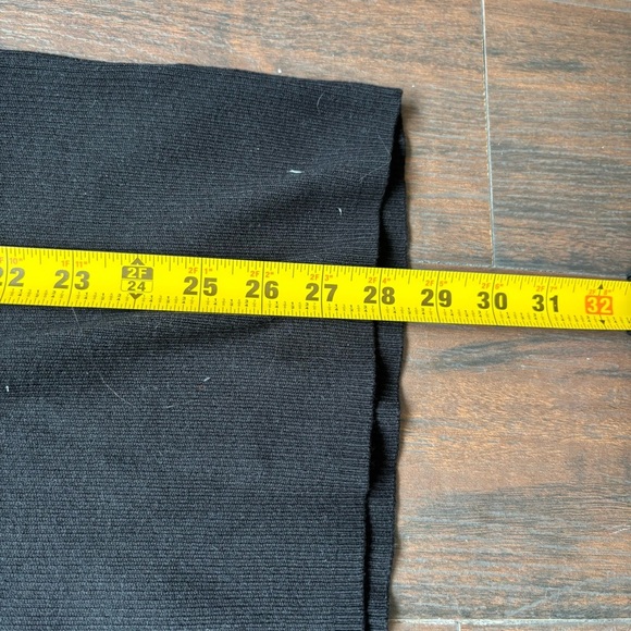 By & By Black Long Sleeve Ribbed Sweater Dress Size Small - Picture 3 of 6